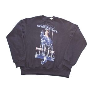 Official Beyoncé Renaissance World Tour 2023 Merch Pullover Sweater Black Medium